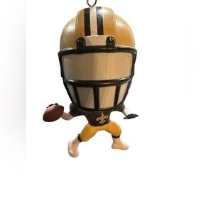 NWT NFL New Orleans Saints Bouncing Buddy Football Ornament